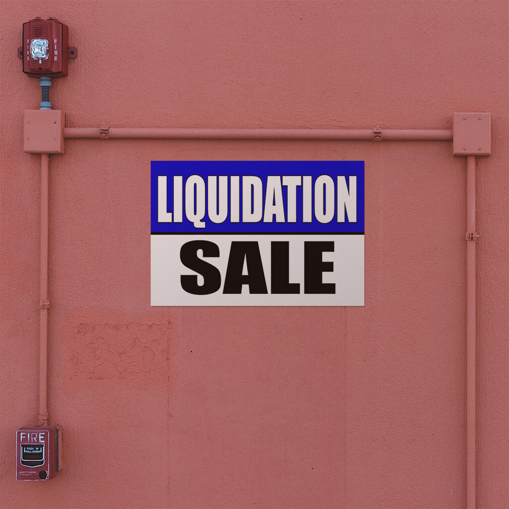 Decal Stickers Liquidation Sale Promotion Business Vinyl Store Sign Label