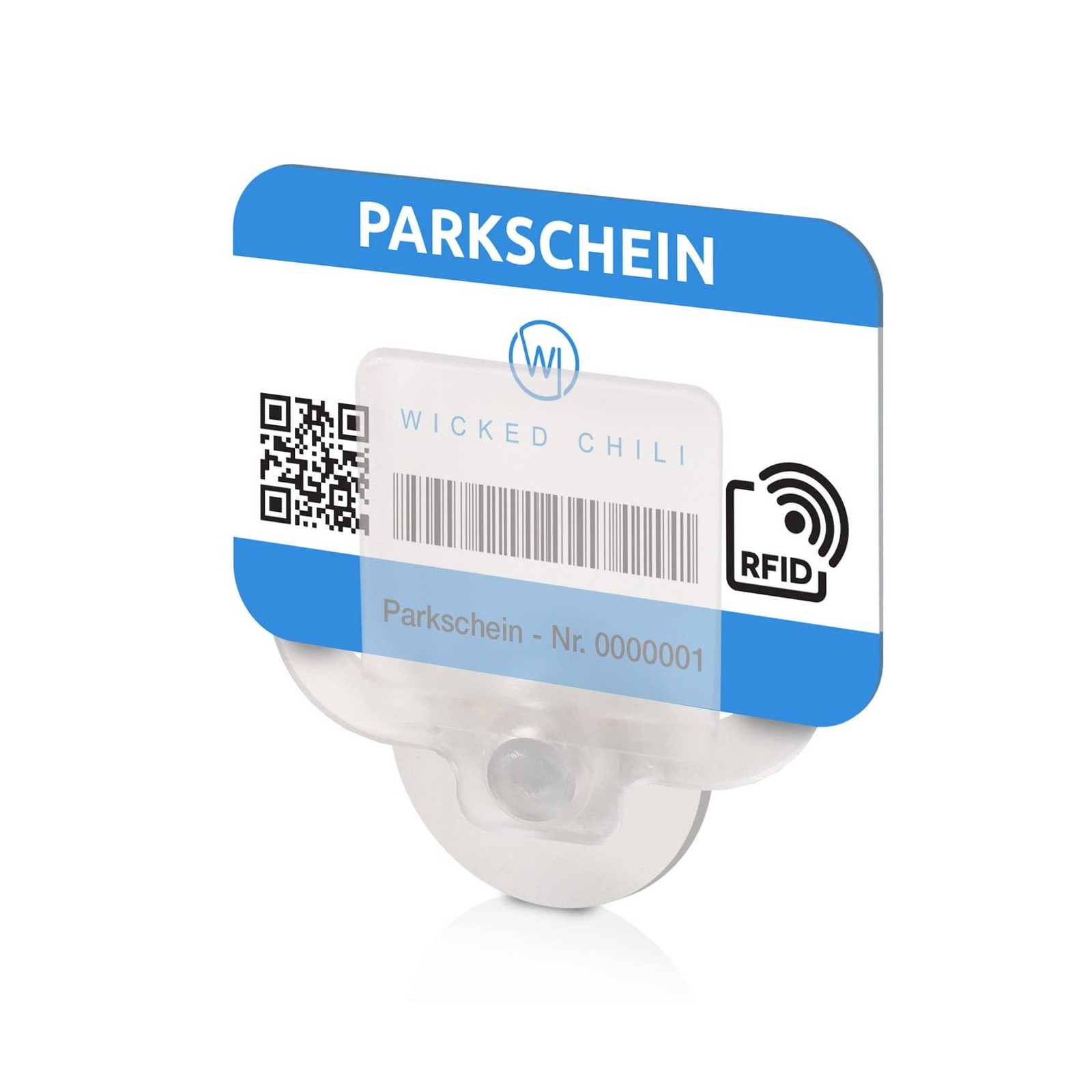 2X Parking Permit, Ticket and Note Holder for Car Windscreen, Clips with Remo…