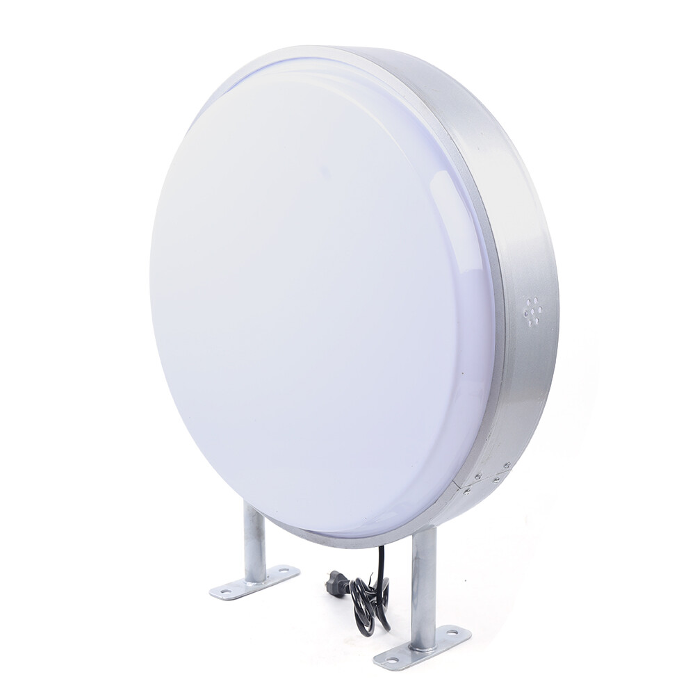 20″ LED Double Sided Round Light Box Outdoor Sign Advertising Projecting Light