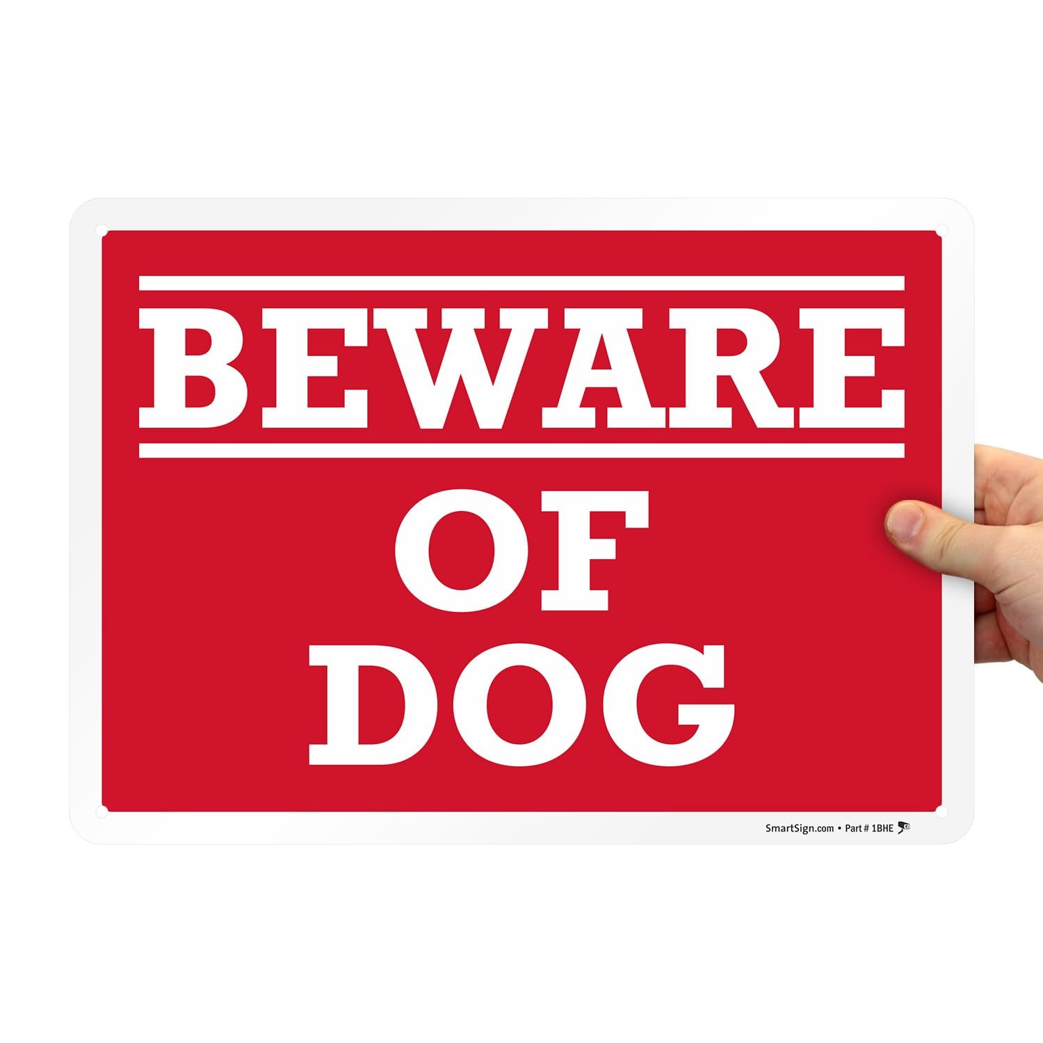 10×14″ Aluminum “Beware of Dog” Sign for Home Security Property Warning