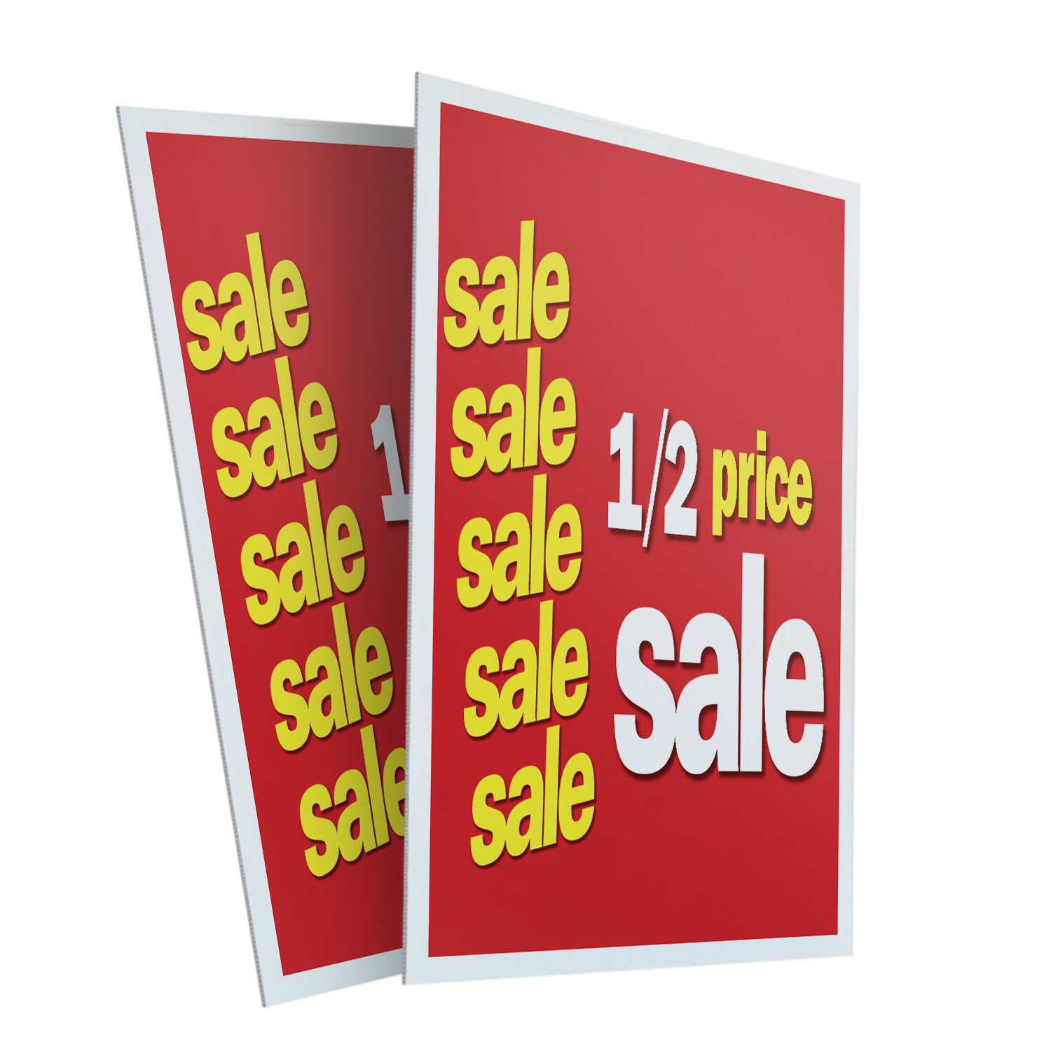 A-frame Sidewalk 1-2 Price 24″ x 36″ Double Sided A-Frame Sidewalk Sign