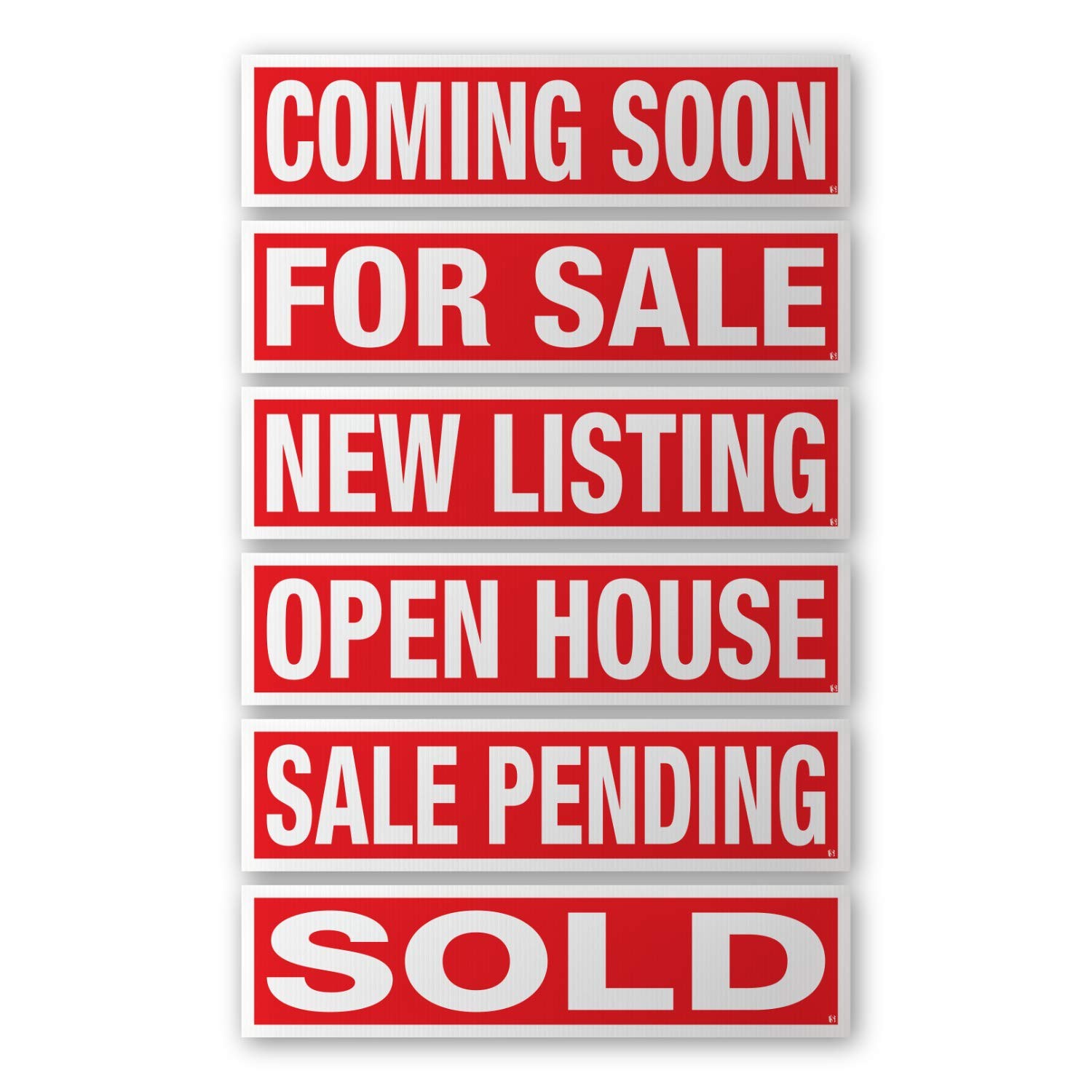 VSE | Real Estate Sign Rider Kit, 6×24 Inch | Sold, Coming Soon, New Listing,…