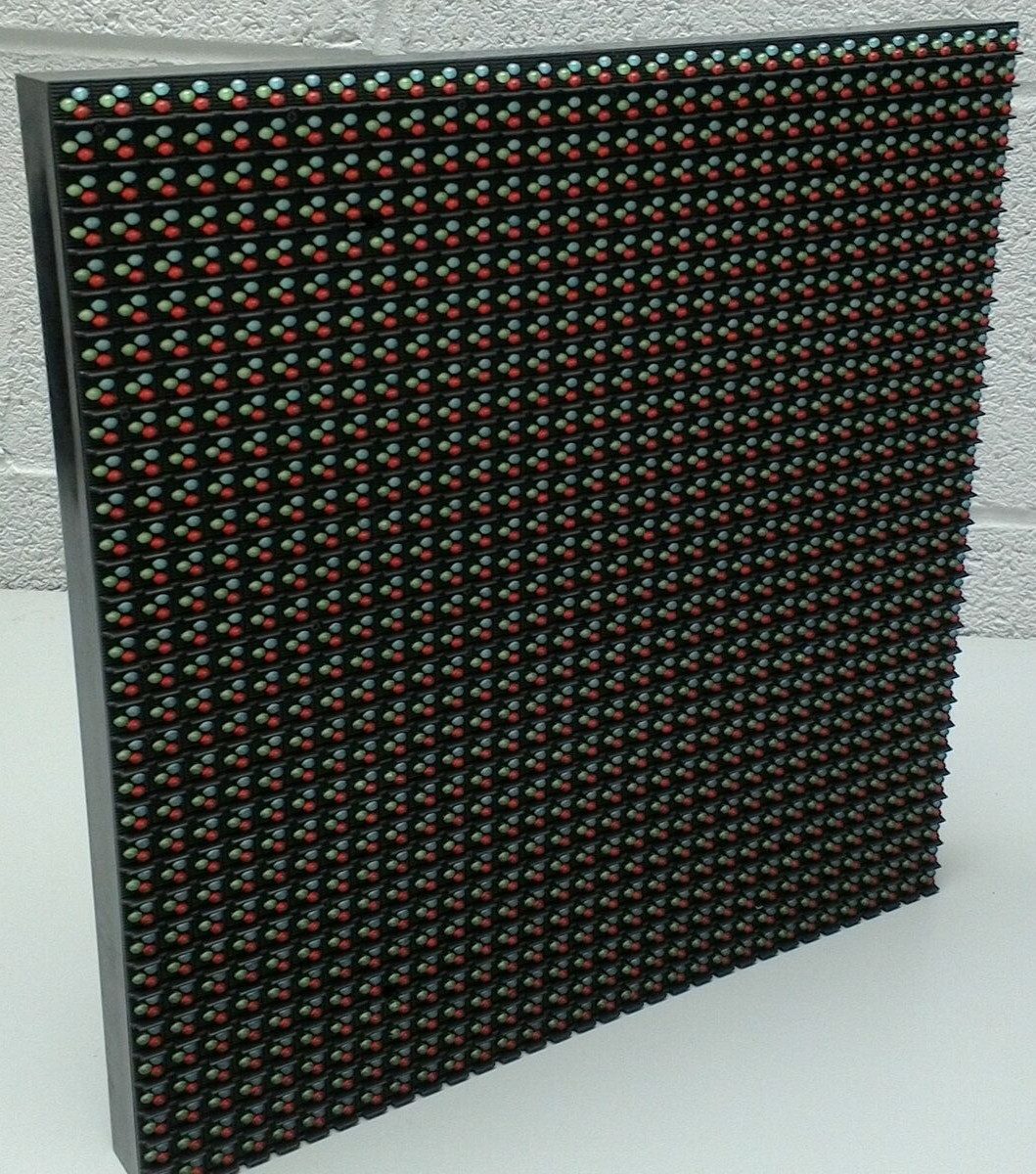 P10mm Outdoor/Indoor LED UniDisplay Digital Screen Module DIP347,320×320mm HUB73