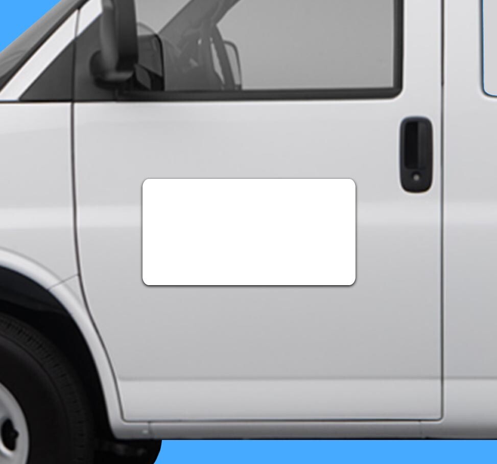 BLANK Heavy Duty Vehicle Magnet Truck Car Sticker Decal Sign Graphic