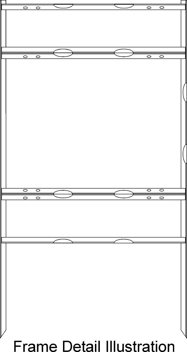 Real Estate Yard Sign Metal Frame, 18 x 24 Slide-In (2) Rider, Black (Pack of 1)