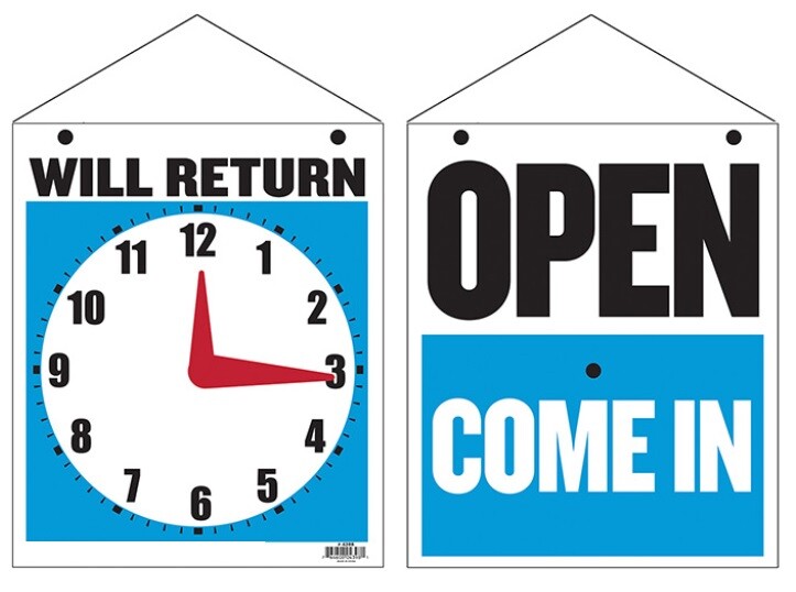 Signage for Home Business Security Waterproof Durable Plastic for In/Outdoor Use