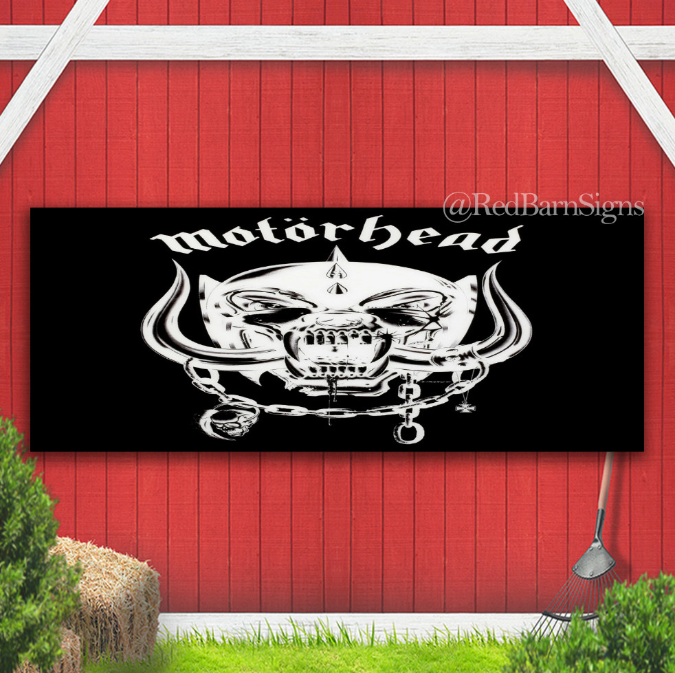 MOTORHEAD First Album Indoor Outdoor Banner Sign with grommets