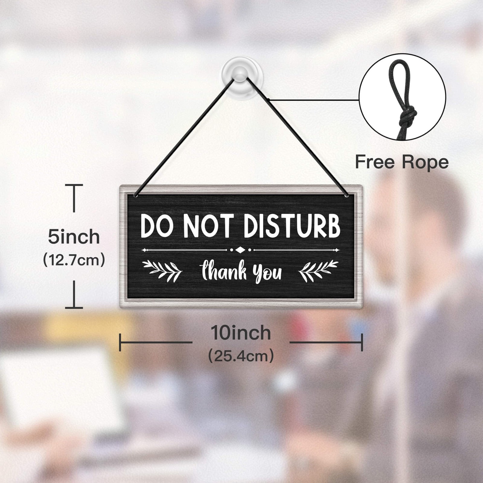 Welcome Please Knock Office Door Signs, PVC Do Not Disturb Door Hanger Sign, …