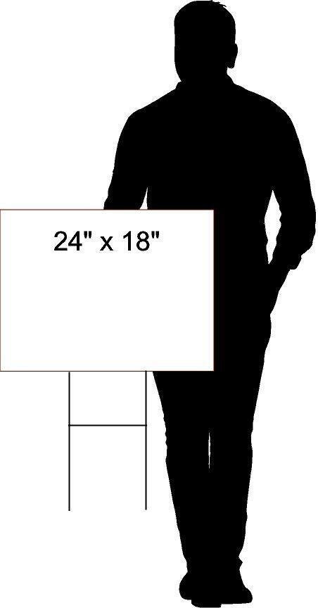 CRYSTAL POLICE RETIREMENT 18 in x 24 in Yard Sign Road Sign With Stand