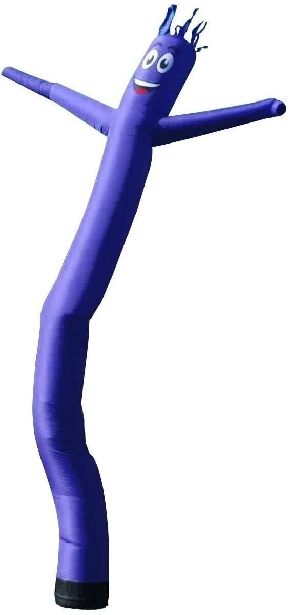 Light Blue 20ft Tall Inflatable Tube Man Air Powered Dancing Guy for Outdoors…