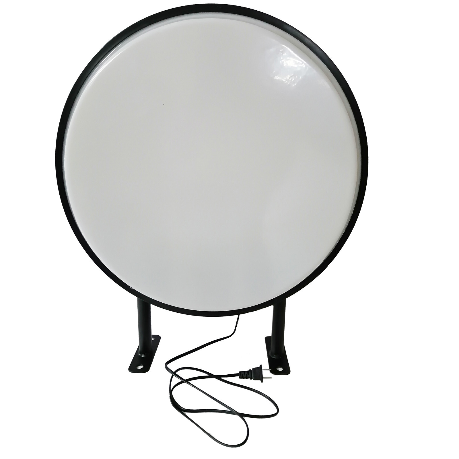 20″ Round LED Light Box / Circular Projecting Lightbox / Signs Supply Blank USA