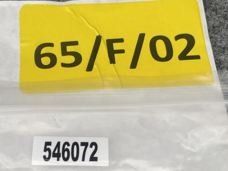Accuform MFS202 EAR PROTECTION REQUIRED 17” Black/Yellow Floor Adhesive Vinyl