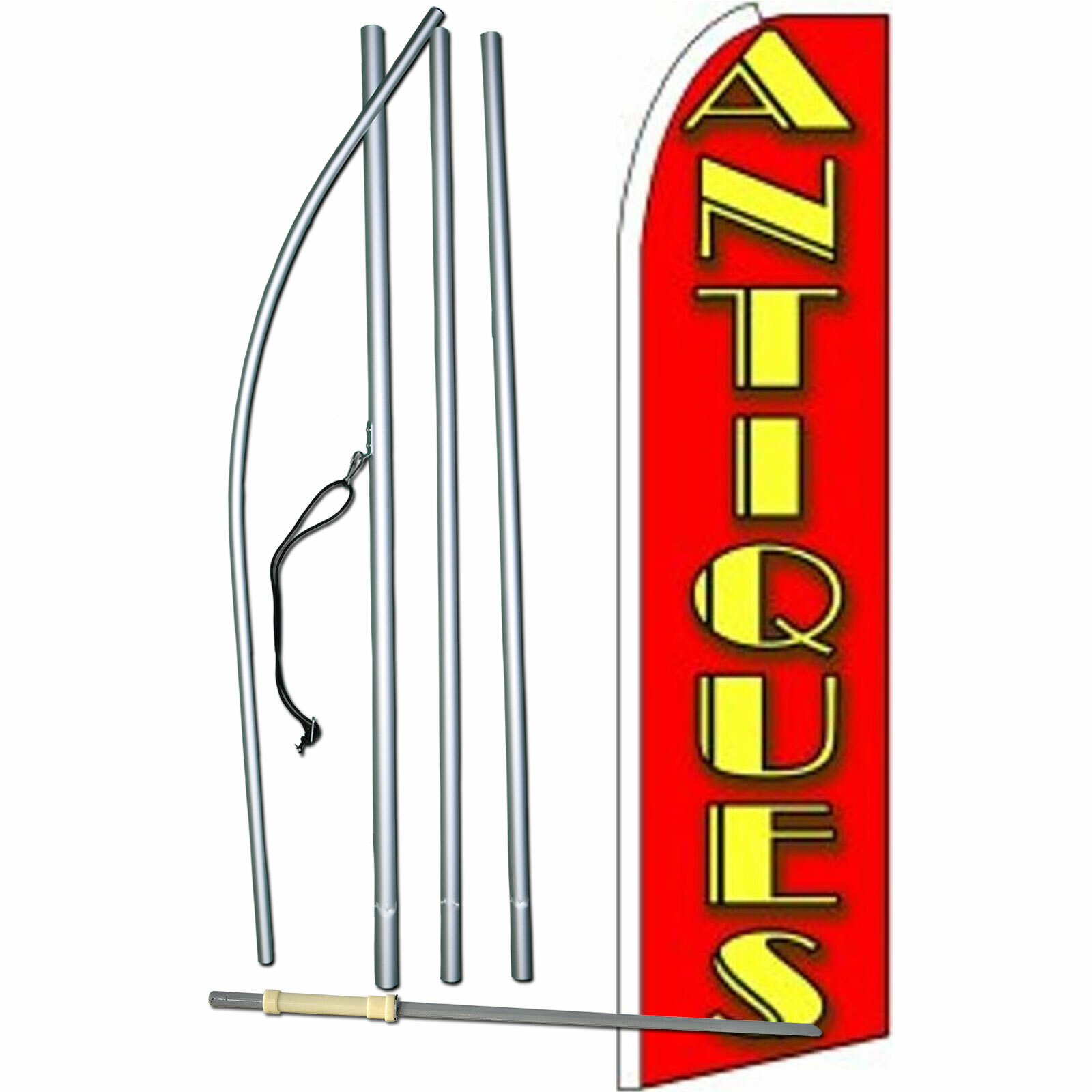 Antiques Flag Flutter Feather Banner Swooper Bundle Kit