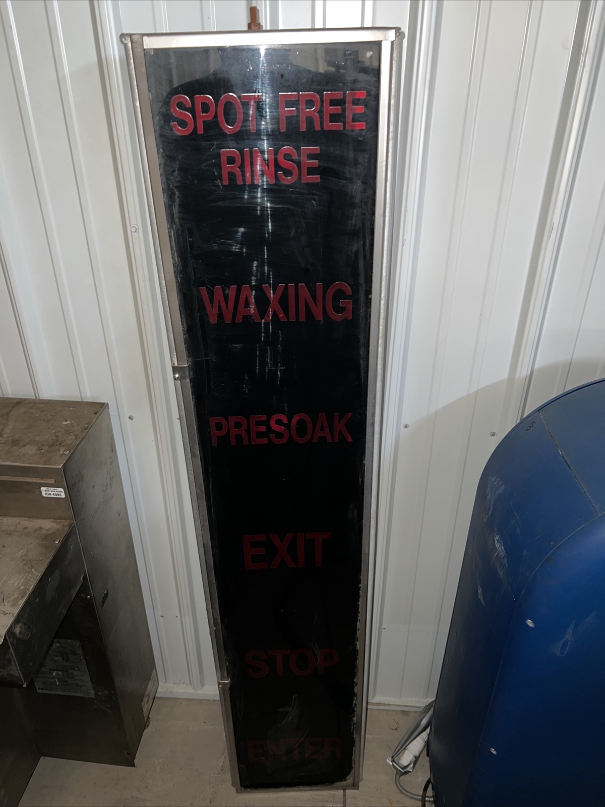 Automatic Car wash Electronic Sign Enter/Exit/Soak/Wax/Rinse