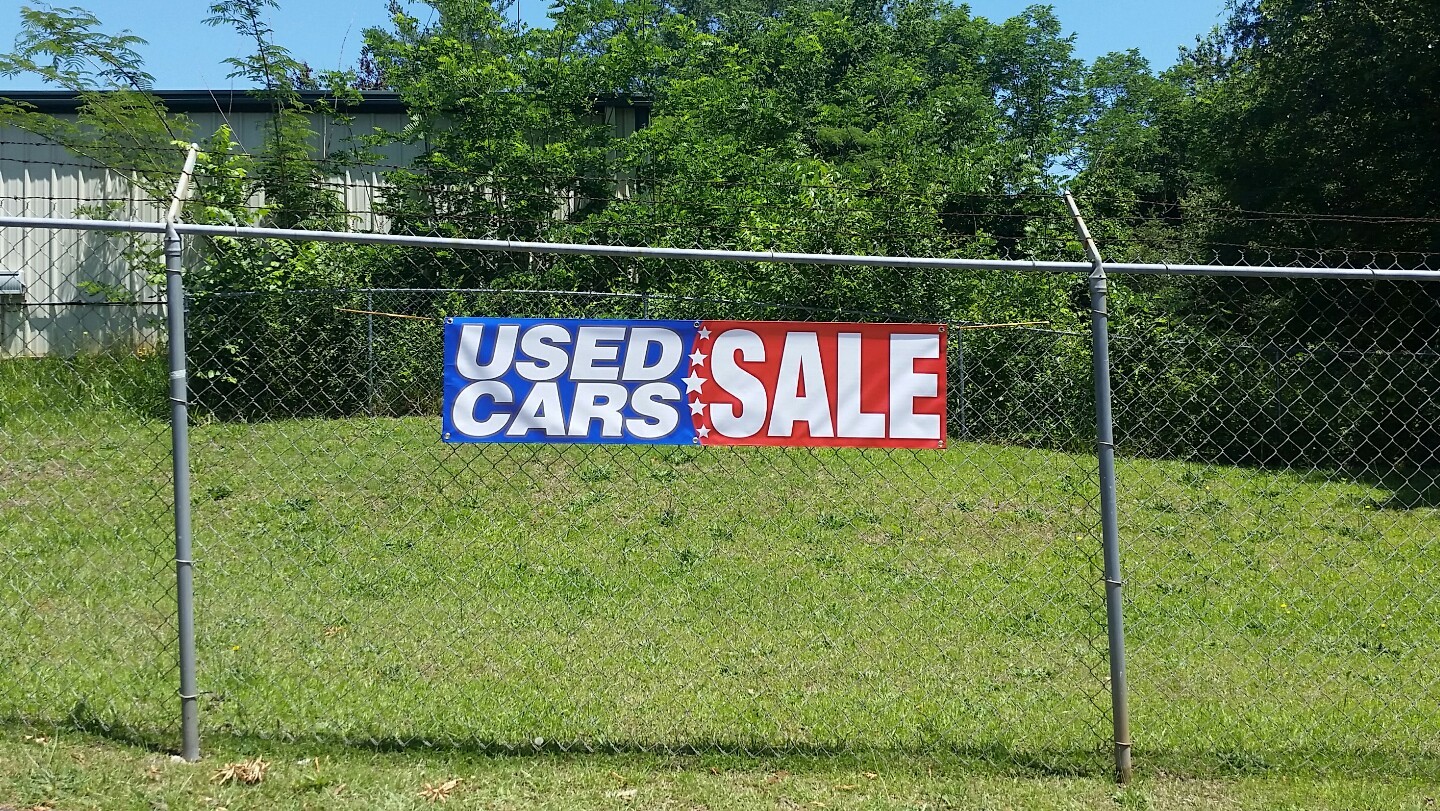 6’x1.5′ USED CARS SALE Banner Dealership Broker Open Sign Display Pre-Owned Car
