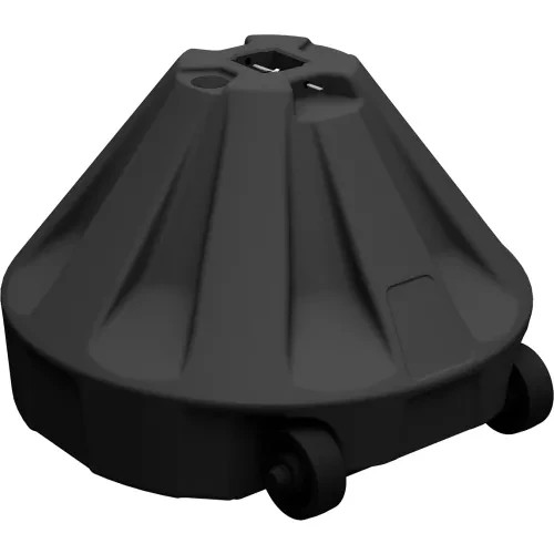Plasticade Roll-A-Post Portable Sign Base, 18″, Plastic, Black 🔥New🔥