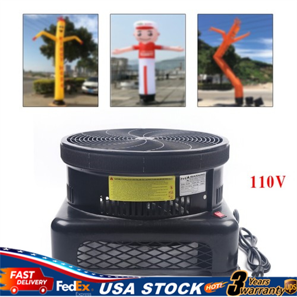 For Dancer Wind Wavy Tube Man Puppet Guy 370w Portable Inflatable Air Blower Fan