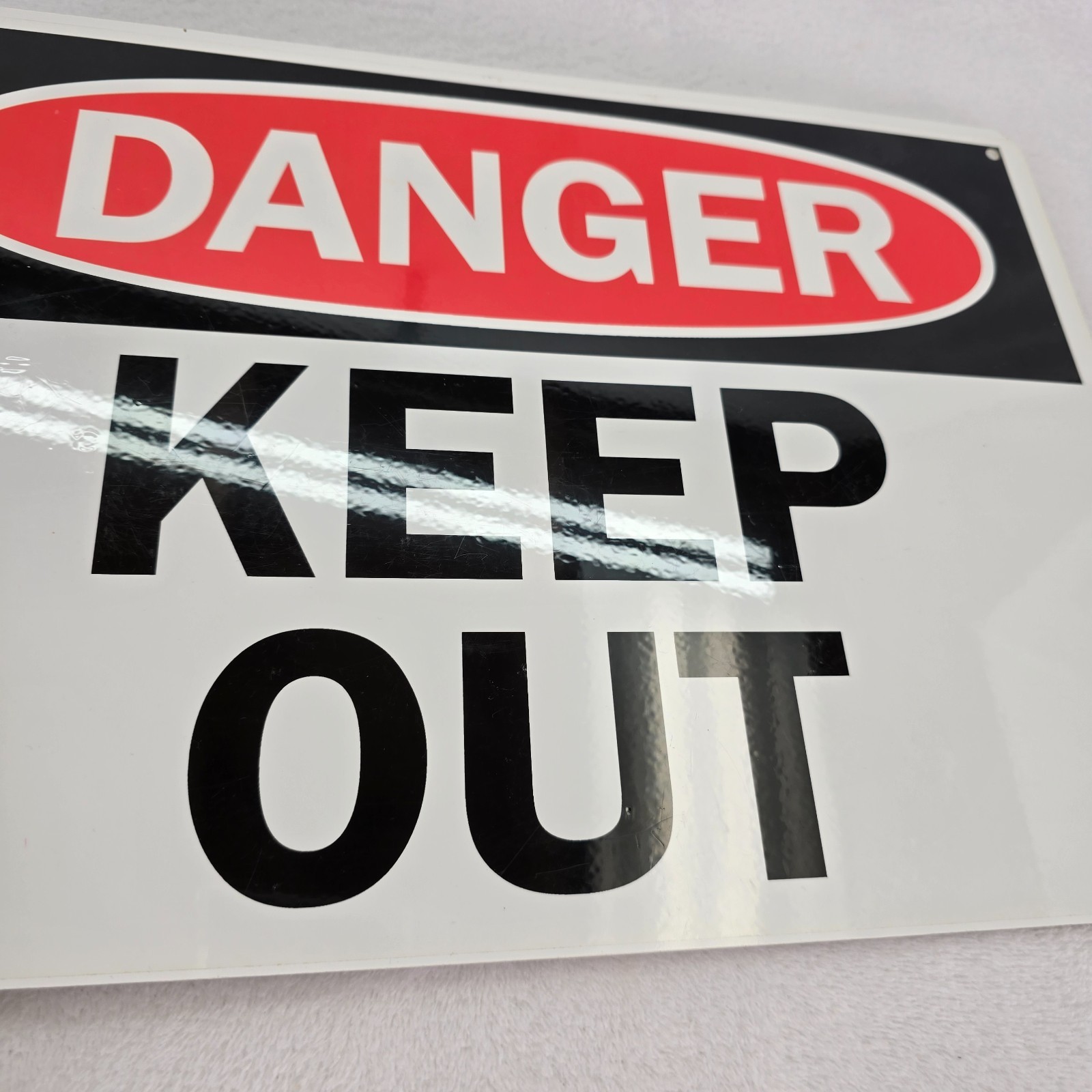 OSHA Safety Sign DANGER KEEP OUT 14″ x 10″ Thick Plastic Weather Resistant