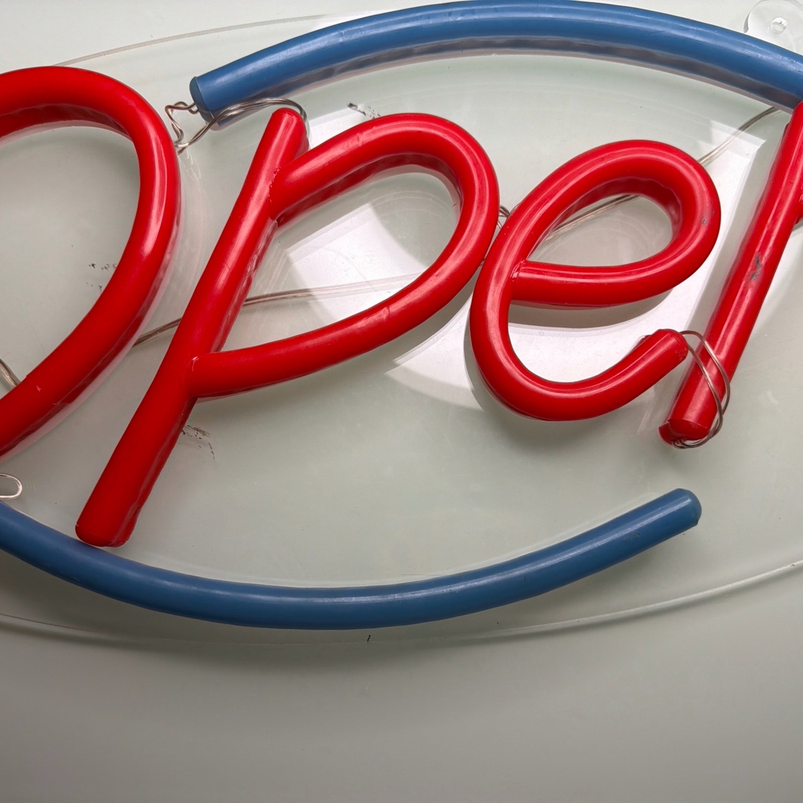 Hillman Plastic Indoor and Outdoor LED Lighted “OPEN” Sign