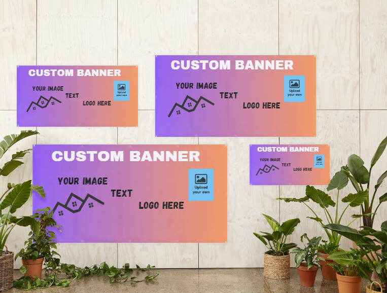 Custom Personalized Vinyl Banner Heavy Duty Premium 13oz Made in USA