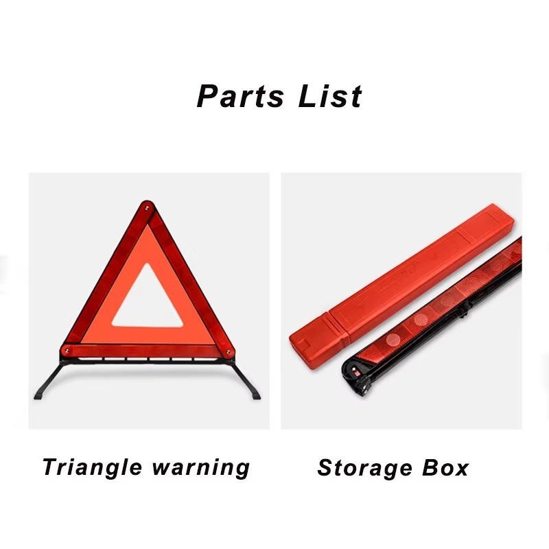 Slow Moving Vehicle Triangle Sign Plastic Farm SMV Safety Sign
