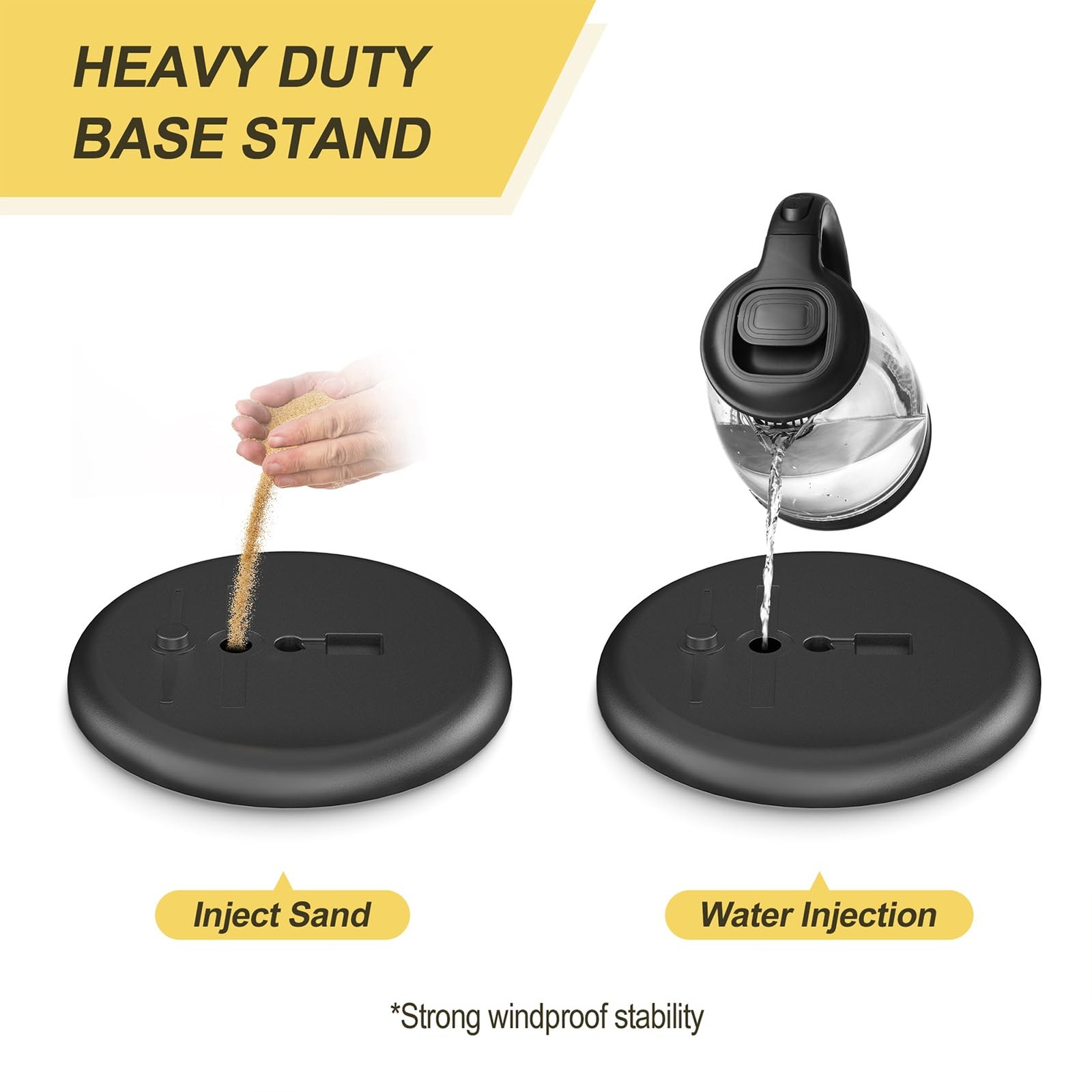 Relx Sign Holder Stand 8.5×11 inch – Adjustable Floor Standing black