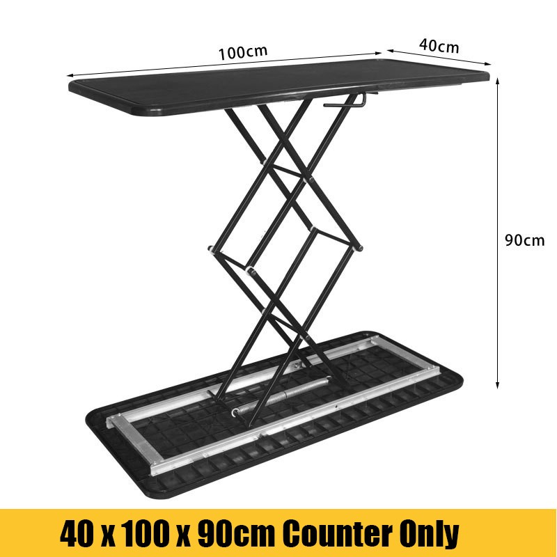 Portable Tension Fabric Counter Pop-Up Display Stands for Trade Shows Exhibits
