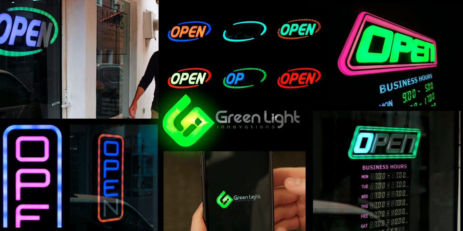 REFURBISHED – AS IS NO WARRANTY – Led Open Sign for Business –