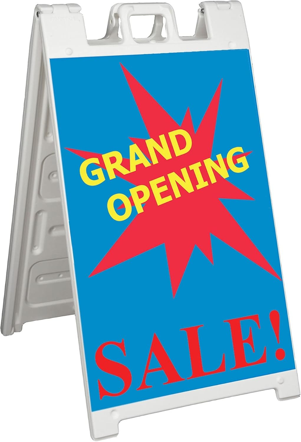 Signicade Deluxe A Frame Sidewalk Curb Sign Portable Folding Double Sided