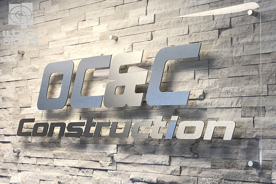 Wall Signs and Logos for receptions, Lobby, Offices Custom indoor and outdoor