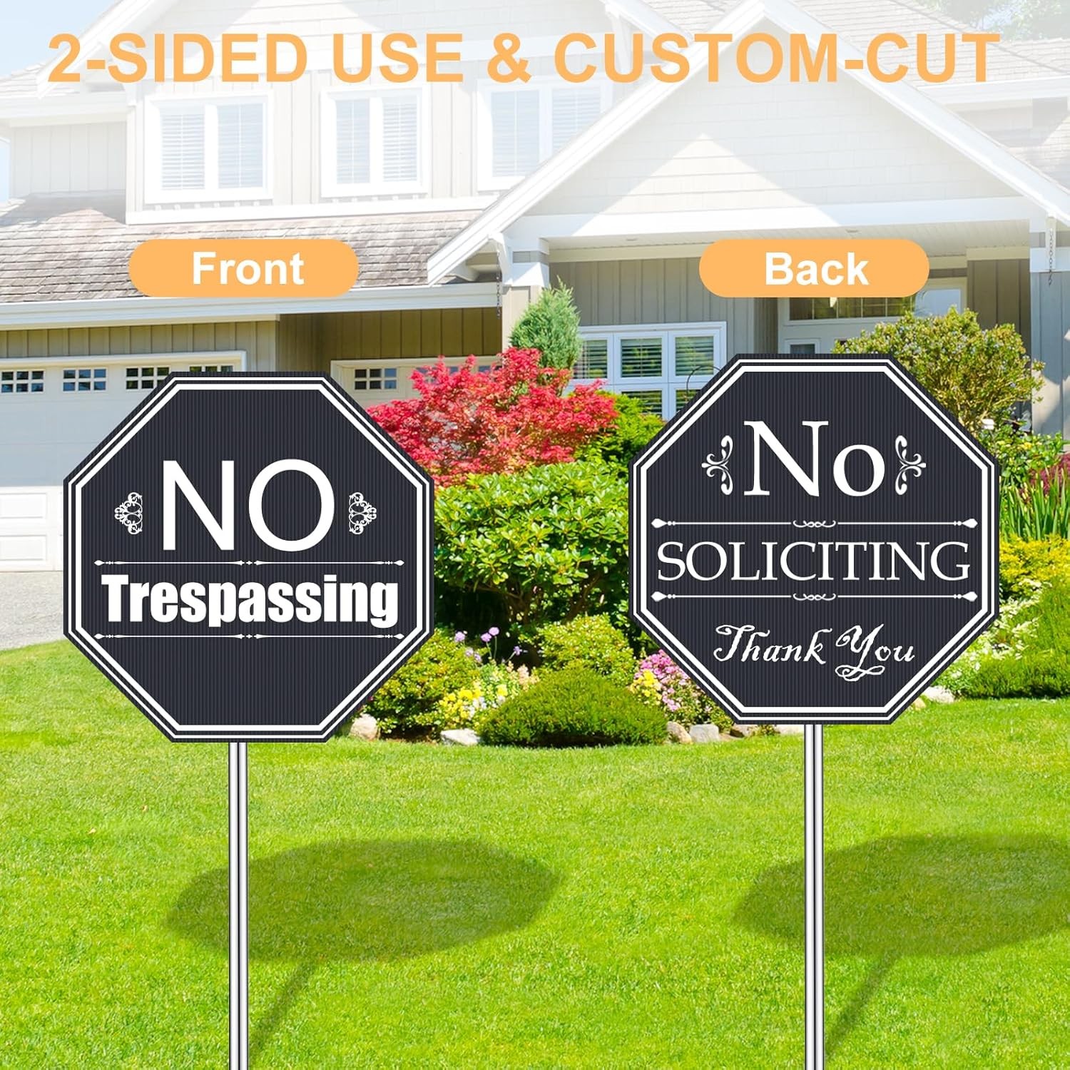 4 Pack 24″ x 36″ Black Corrugated Plastic Sheets, Thick Blank Poster Boards, Dou