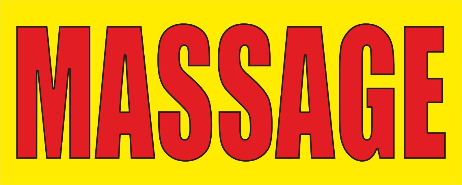 MASSAGE Advertising Banner Vinyl Mesh Sign Beauty Spa Chinese Wellness THERAPY