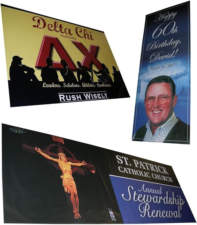 Custom Vinyl Banner, 14oz Premium Coated Vinyl, Full Color, In / Outdoor Sign