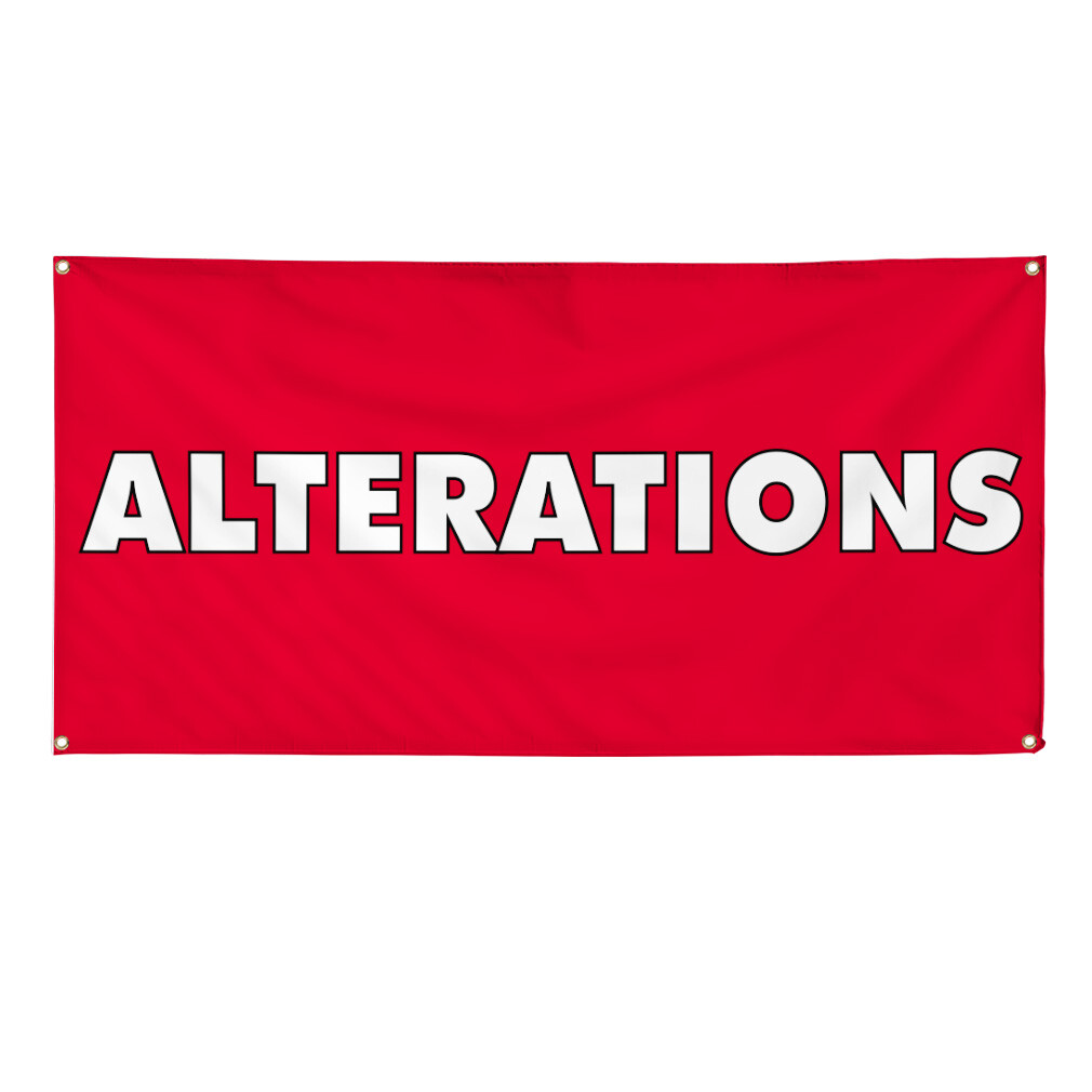 Vinyl Banner Multiple Sizes Alterations Outdoor Advertising Printing A Business