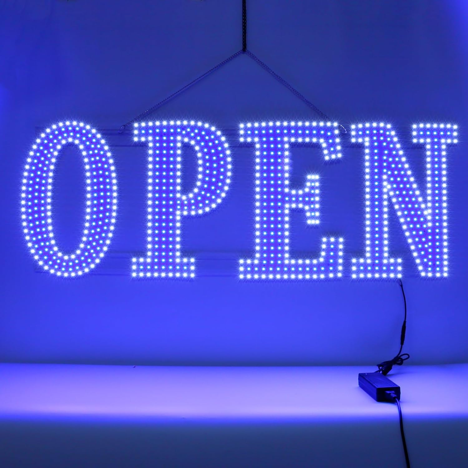 40″X14″ Extra Large LED Open Signs for Business with Remote Controlled, 10 Level