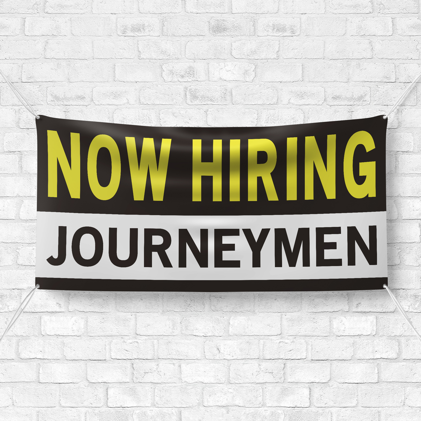 Now Hiring Journeymen 13 oz Heavy Duty Vinyl Banner Jobs Available Help Wanted