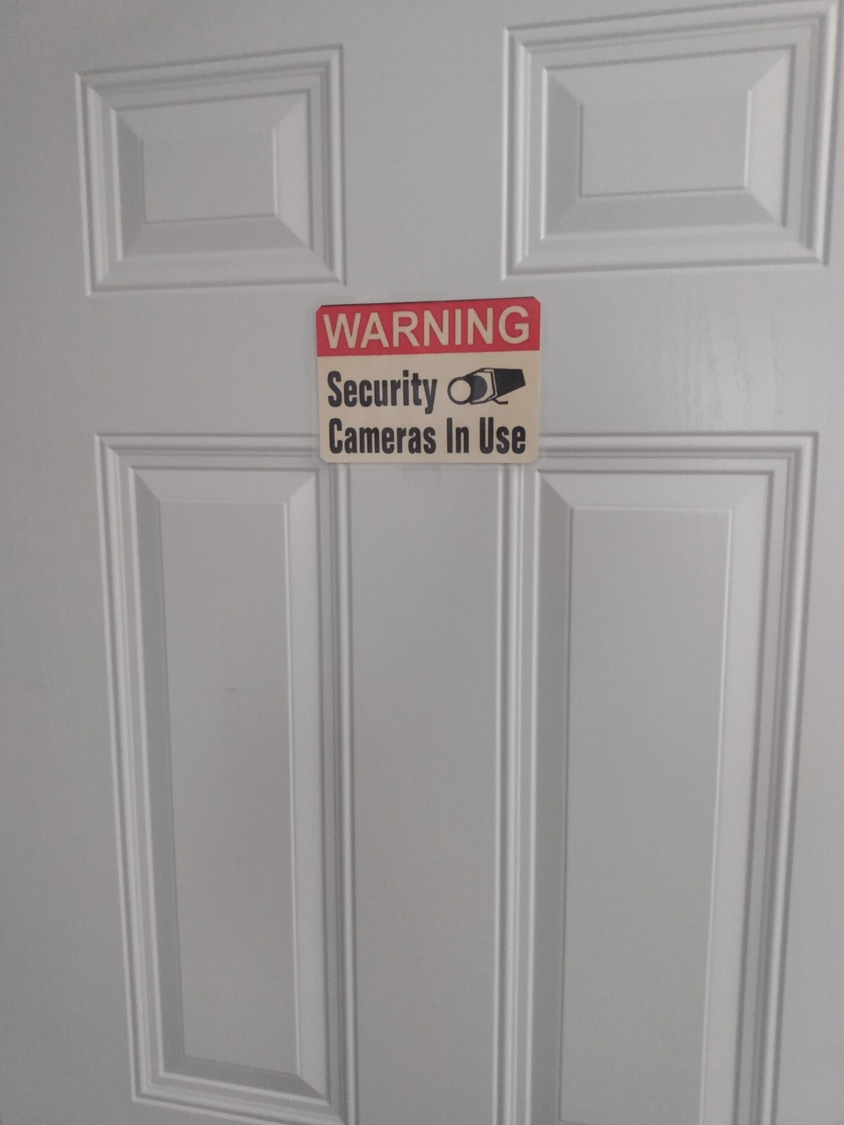 Warning You’re On Camera Wall or Door Sign 5″ H X 7″ W