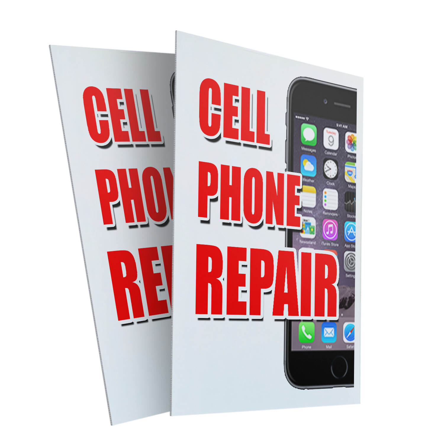 A-frame Sidewalk Cell Phone Repair 24″ x 36″ Double Sided A-Frame Sidewalk Sign