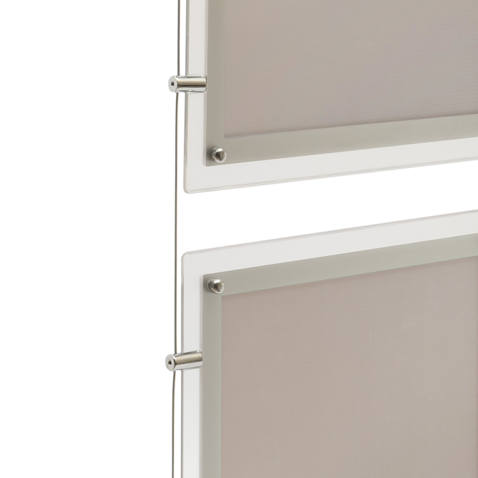 3PCS A3 Real Estate Window Hanging Led Backlit Picture Frame Display Sign Holder