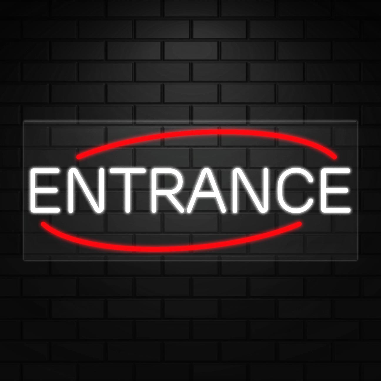 Entrance Sign for Business Displays | LED Flex Neon | 32″W x 13″H x 1″D