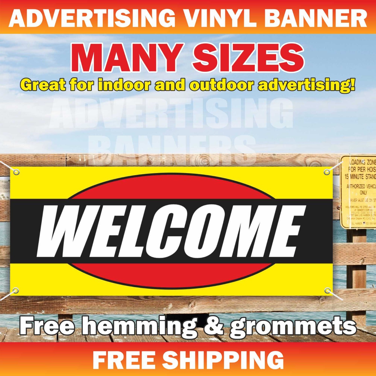WARRANTY Advertising Banner Vinyl Mesh Sign Flag Poster Shop Store Dealer Retail