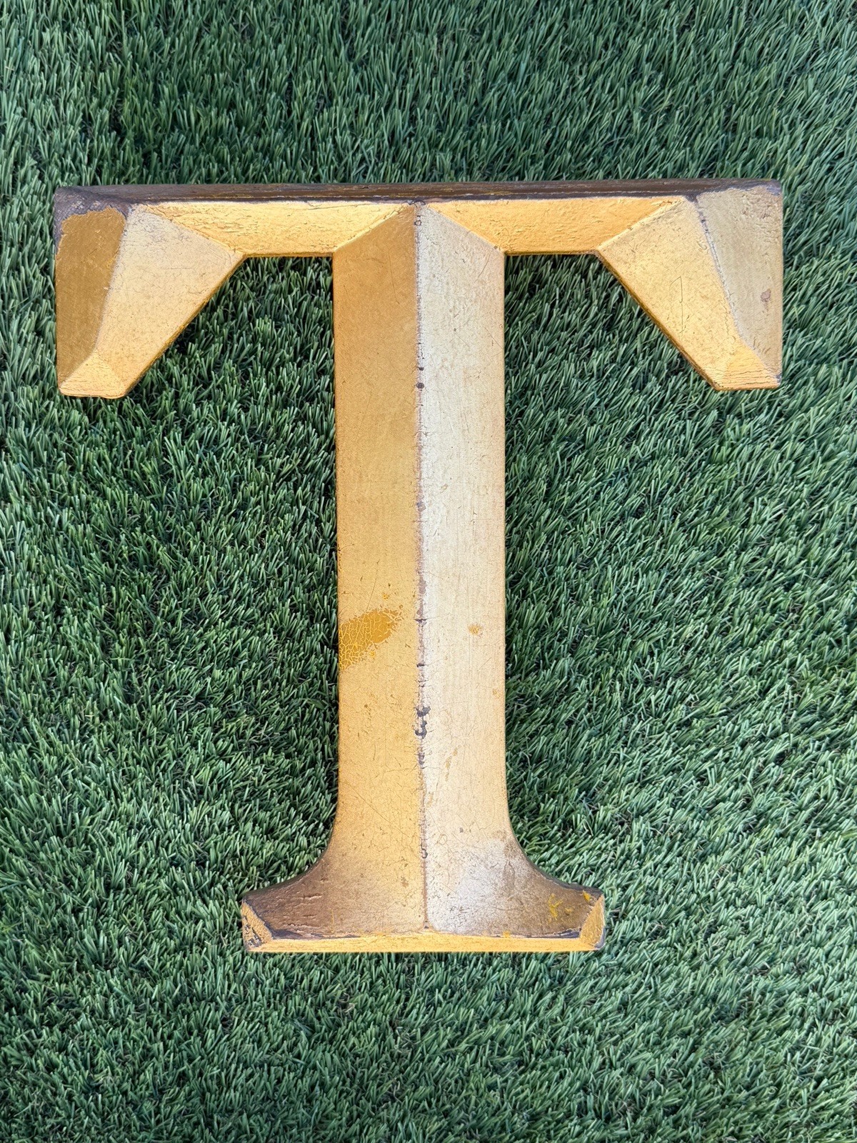 Vintage ENGLISH Shop Sign EAT In Gold leaf – ADVERTISING 11.5” Tall