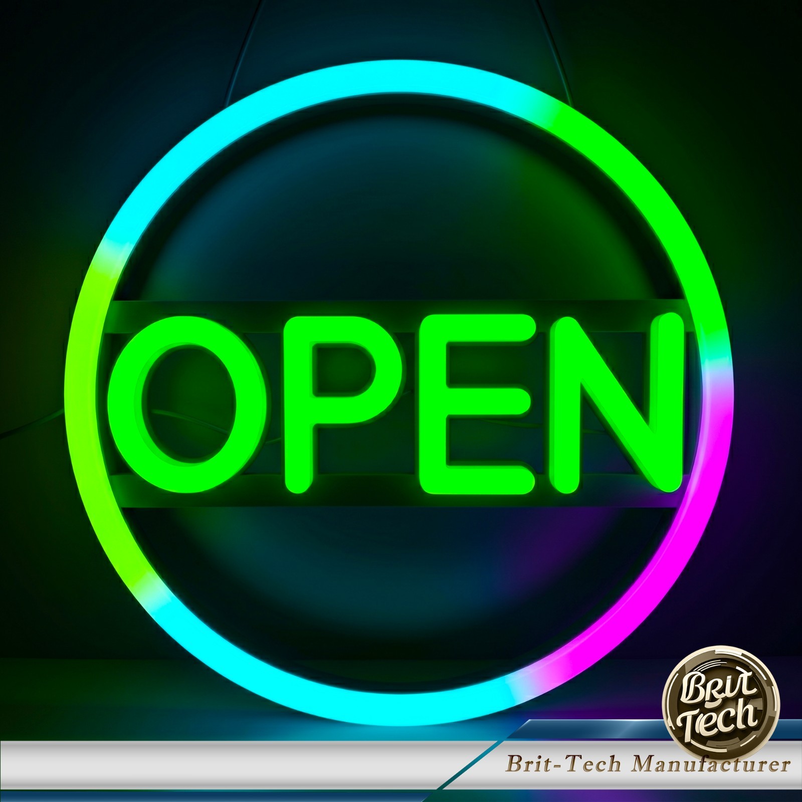 LED Open Sign 16″ Large Neon Bright Light for Business Restaurant Bar Store Shop