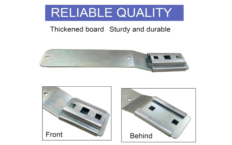 SMV Triangle Warning Sign Slow Moving Vehicle Mounting Hardware Metal Plate Golf