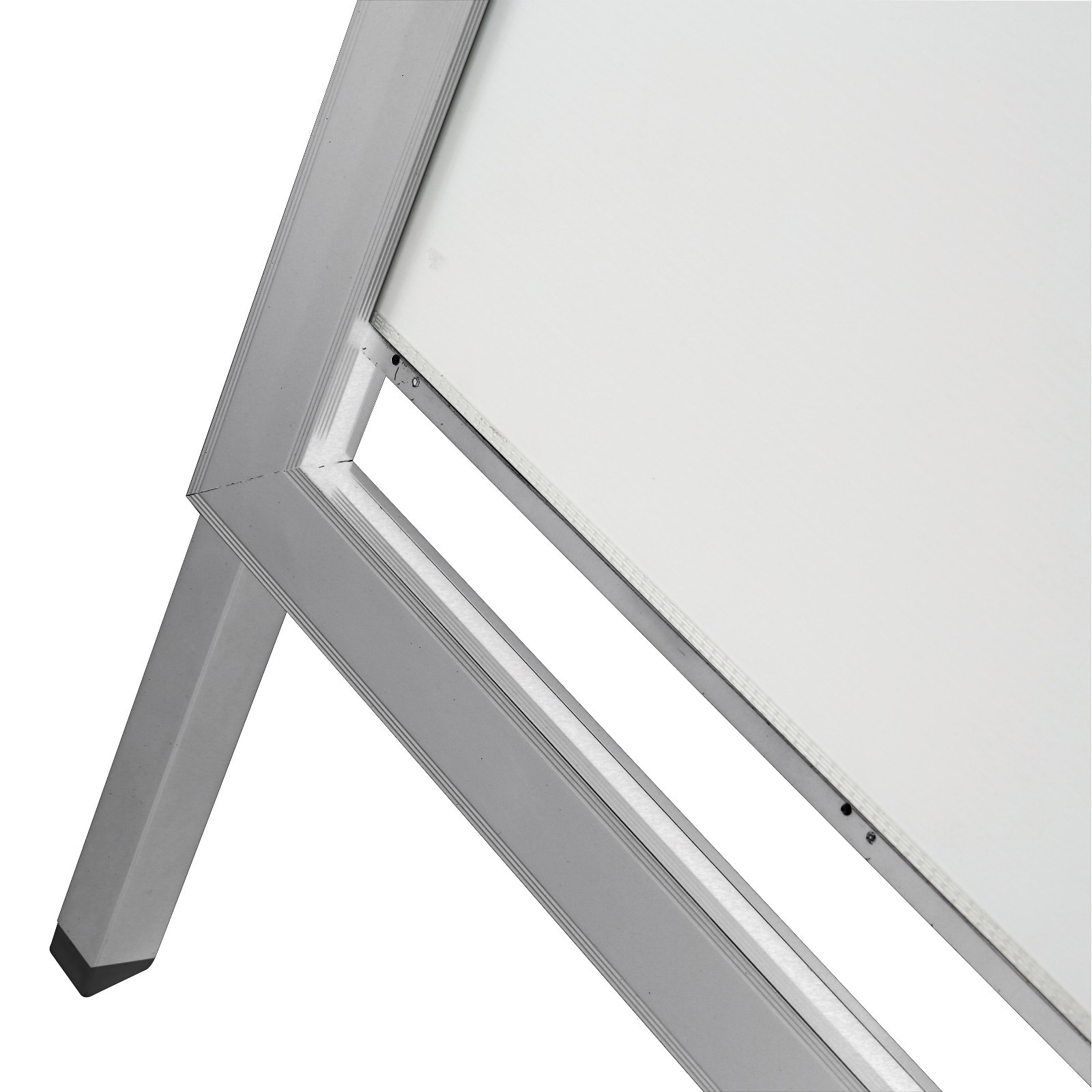 30?40 Slide-in A Frame Menu Double Sided Display Board Sidewalk Sign Silver