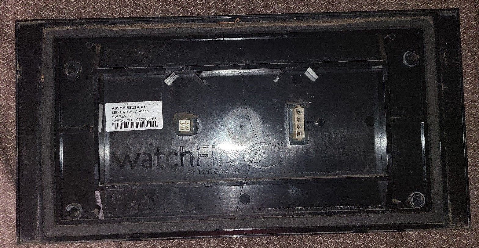 Full Color WatchFire Digital Sign Module 55214-01 Model W25.8 16″ x 8″ 19mm