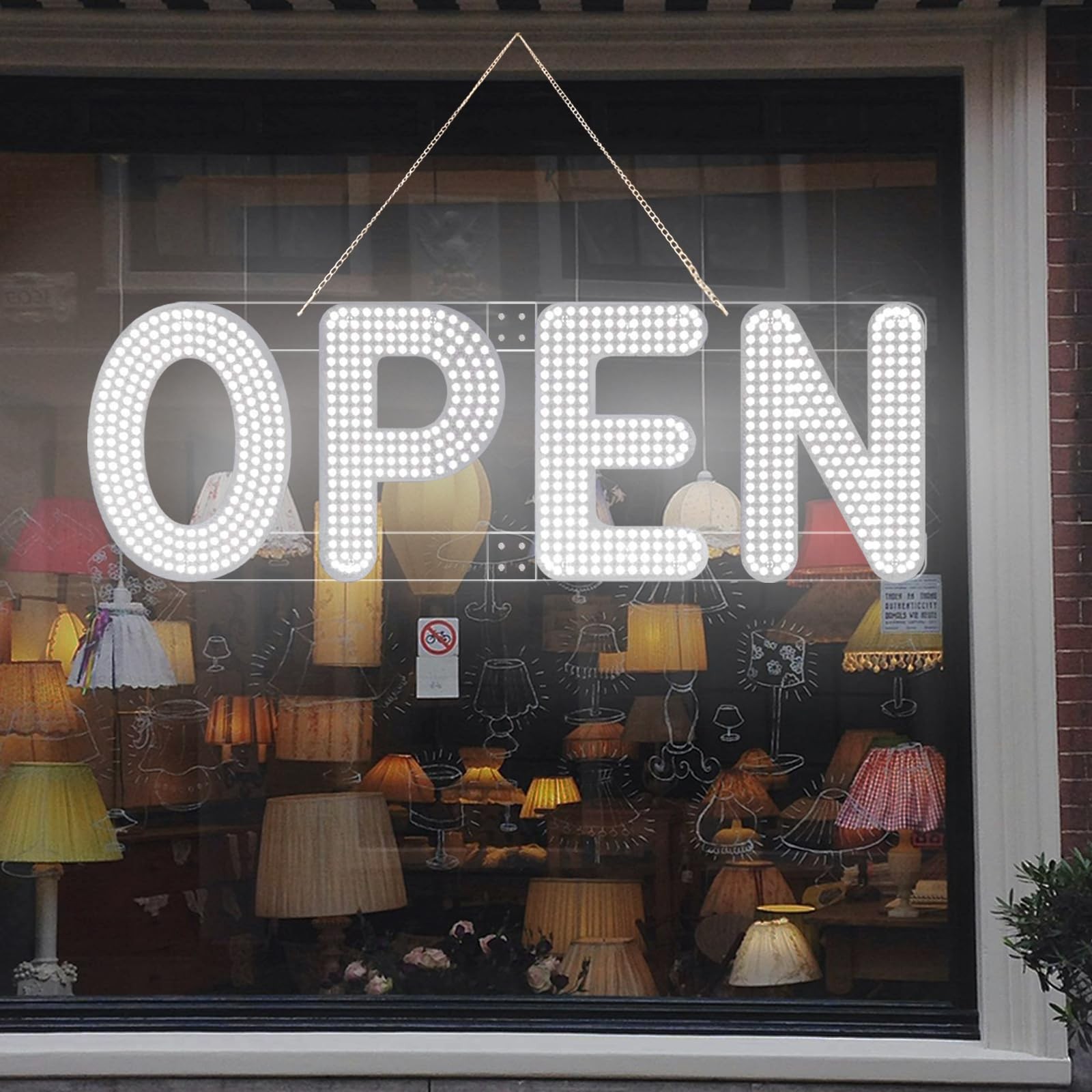 KENFARI 30″x10″ Open Sign, LED Open Sign for Business, Ultra Bright Dimmable …