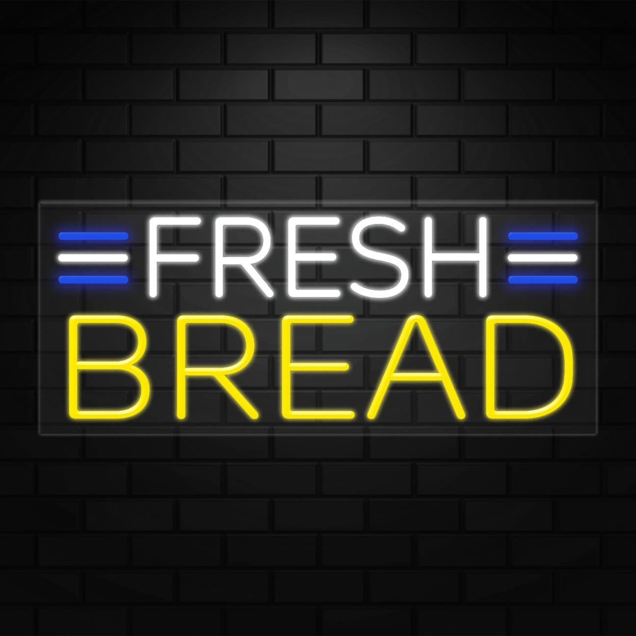 Fresh Bread Sign for Business Displays | LED Flex Neon | 32″W x 13″H x 1″D