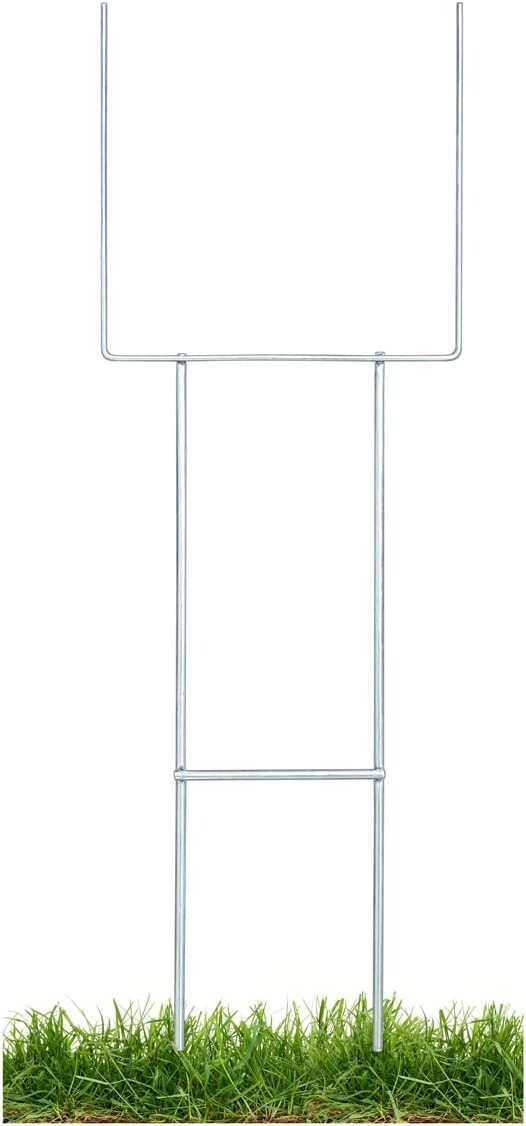 (25 Pack) Yard Sign H-Stakes 10″ x 30″ for Lawn Signs Heavy duty
