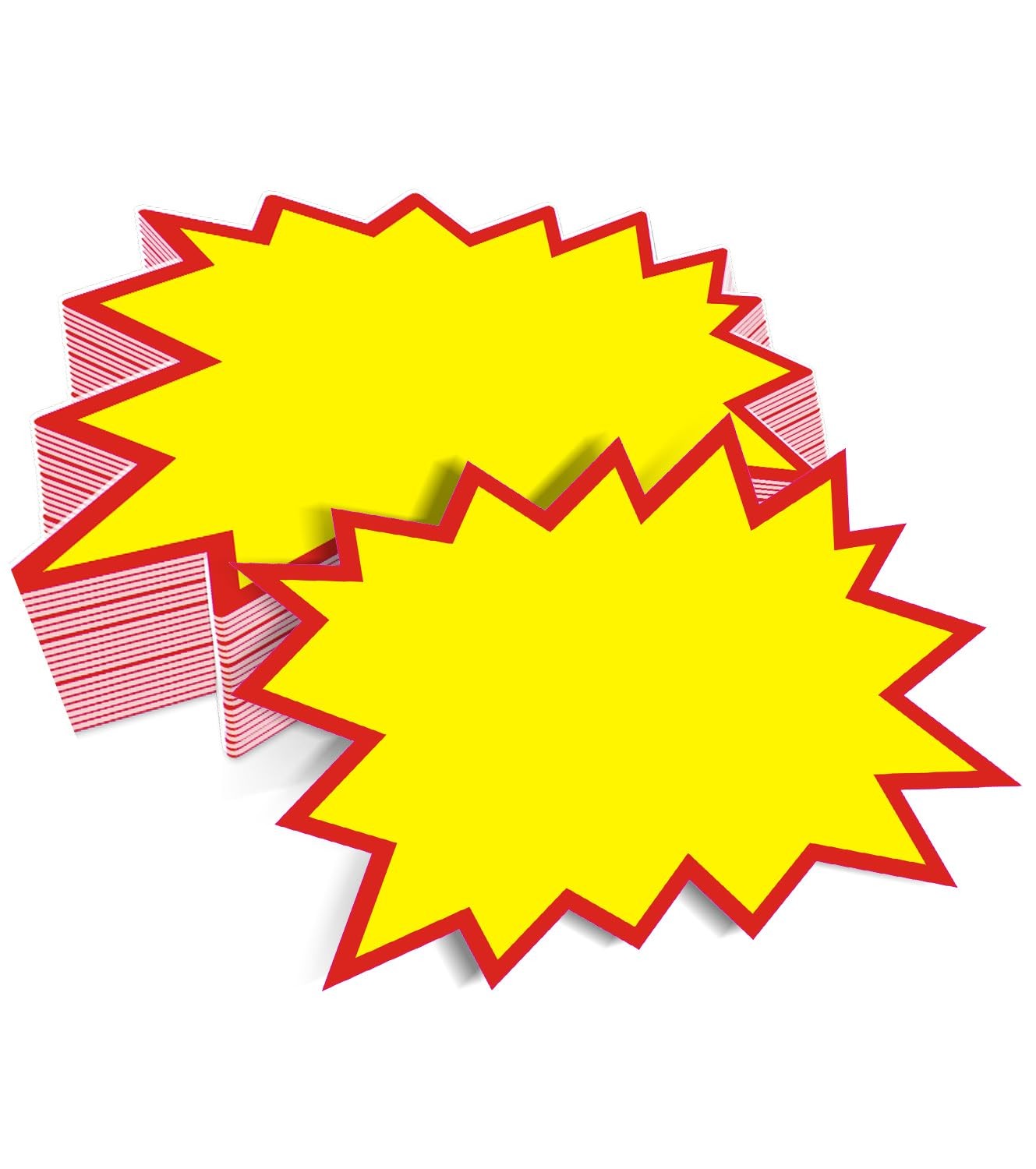 SMOQYKBW 200 PCS Blank Star Shape Retail Sale Signs 4.33 x 3.55 Inch Sale Pri…